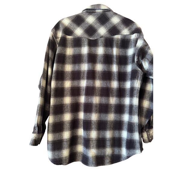 Moose Creek heavy Flannel Bundle L Western Snap and Button up 100% Cotton - Picture 3 of 14